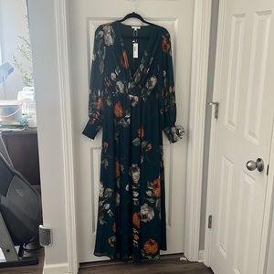 NWT Baltic Born | Olivia Maxi Dress | Deep Topaz Floral